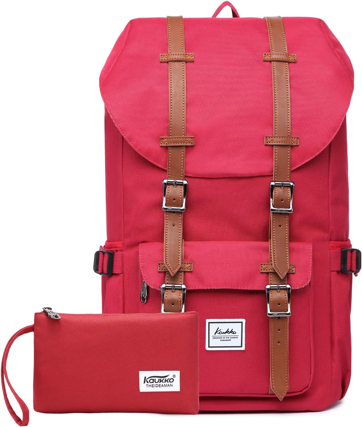 KAUKKO Backpack, (Black (E5-3), 45 x 27 x 17cm (HxBxT)