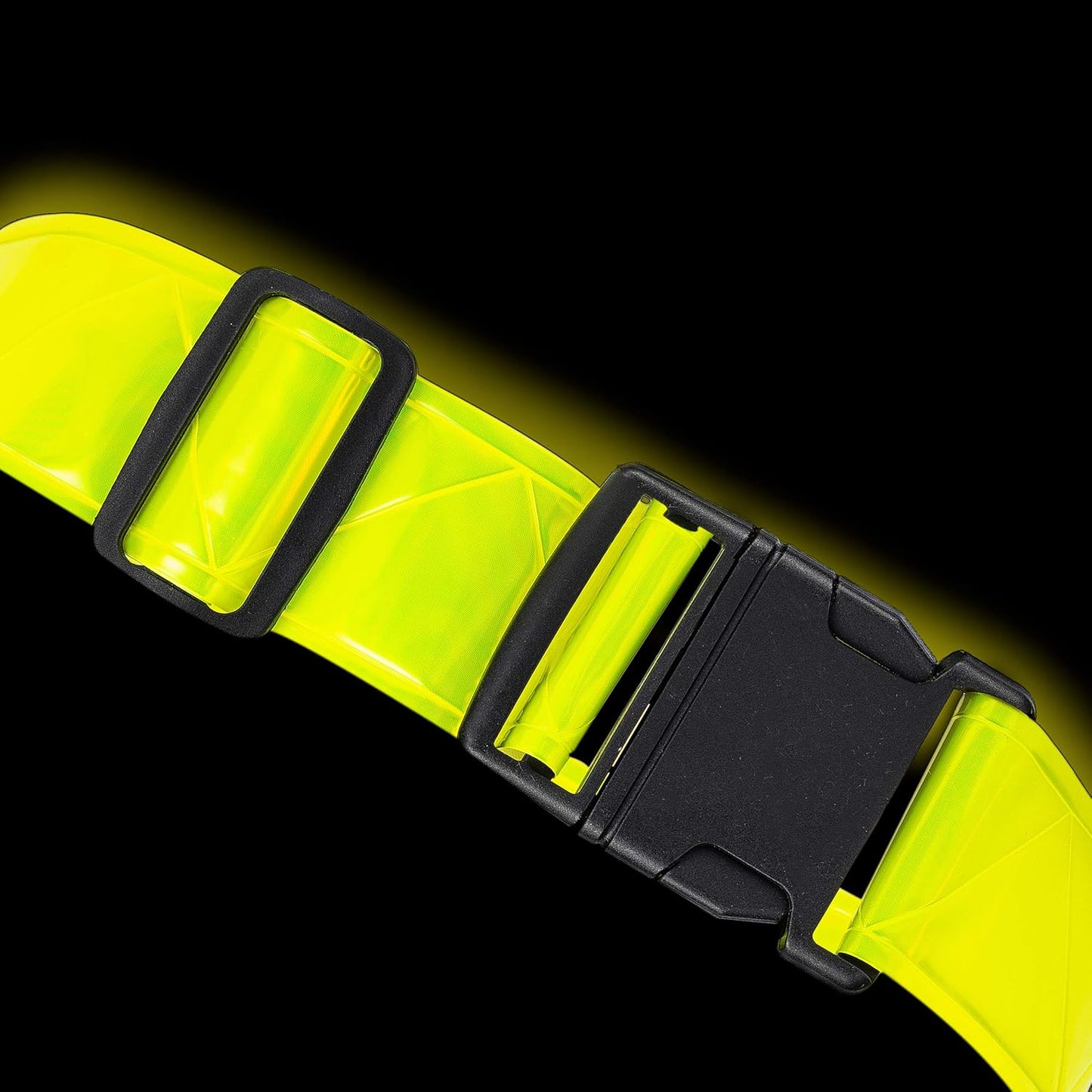 2-4 Pack - Reflective Glow Belt Safety Gear, Pt Belt, for Running Cycling Walking Marathon Military