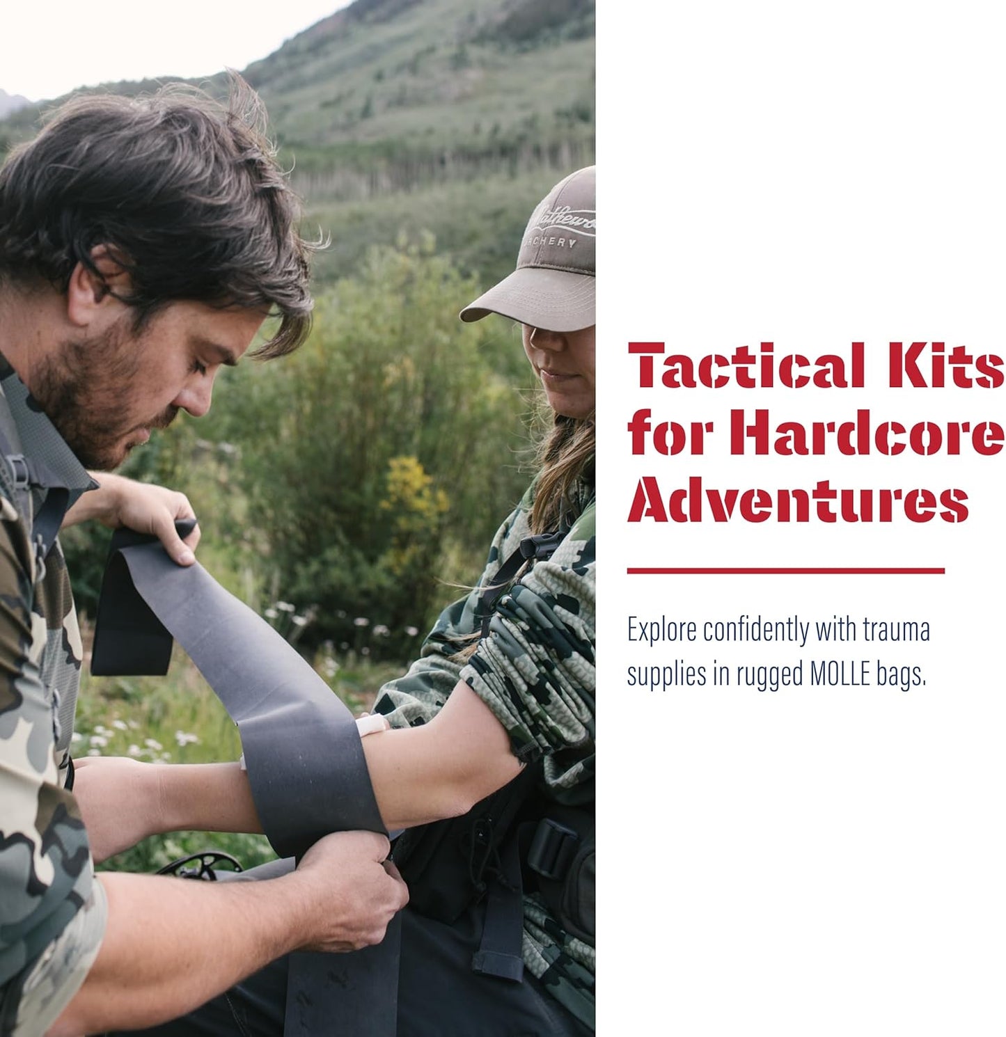 MOLLE Bag Trauma Kit 0.5 (Camo Bag)
