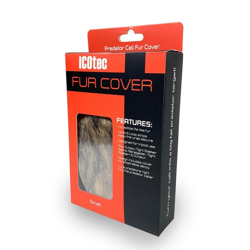 Icotec Small Fur Wrap for GC and GC+ Predator Calls - Fits: GEN2 GC300, GEN2 GC320, GEN2 GC350, GEN2 GC500, Hellion, Rascal, 300+, 320+, 350+, Nomad+, and Hellion Predator Calls.