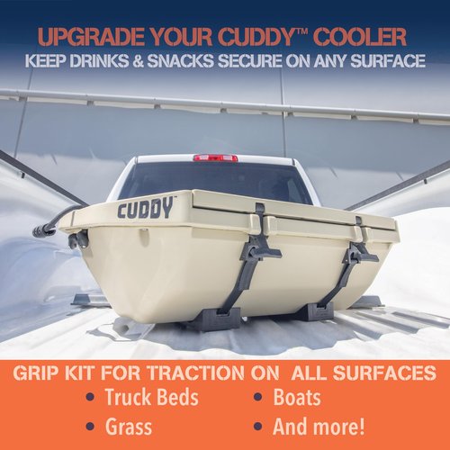 Cuddy Cooler Grip Kit for Traction on All Surfaces - Prevents Sliding in Truck Beds and Boats