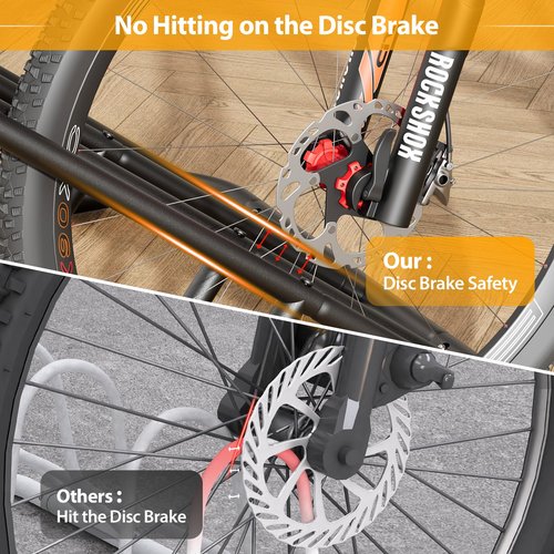 Mr IRONSTONE Bike Rack, Floor Bike Rack for Garage, Indoor/Outdoor Bike Storage Stand Bicycle Parking Rack, for Mountain Bike, Road Bike and Kids Bike (Black, 3 Bike)