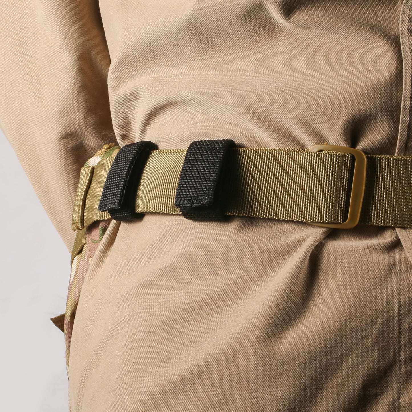 10pcs Belt Keepers for Duty Belt, Nylon Belt Loop Keeper Magic Adhesive Police Tactical Belt Keepers Fixing Duty Belt Clip Accessories for 1.5in Wide Belts Law Enforcement Security Outdoor Sports