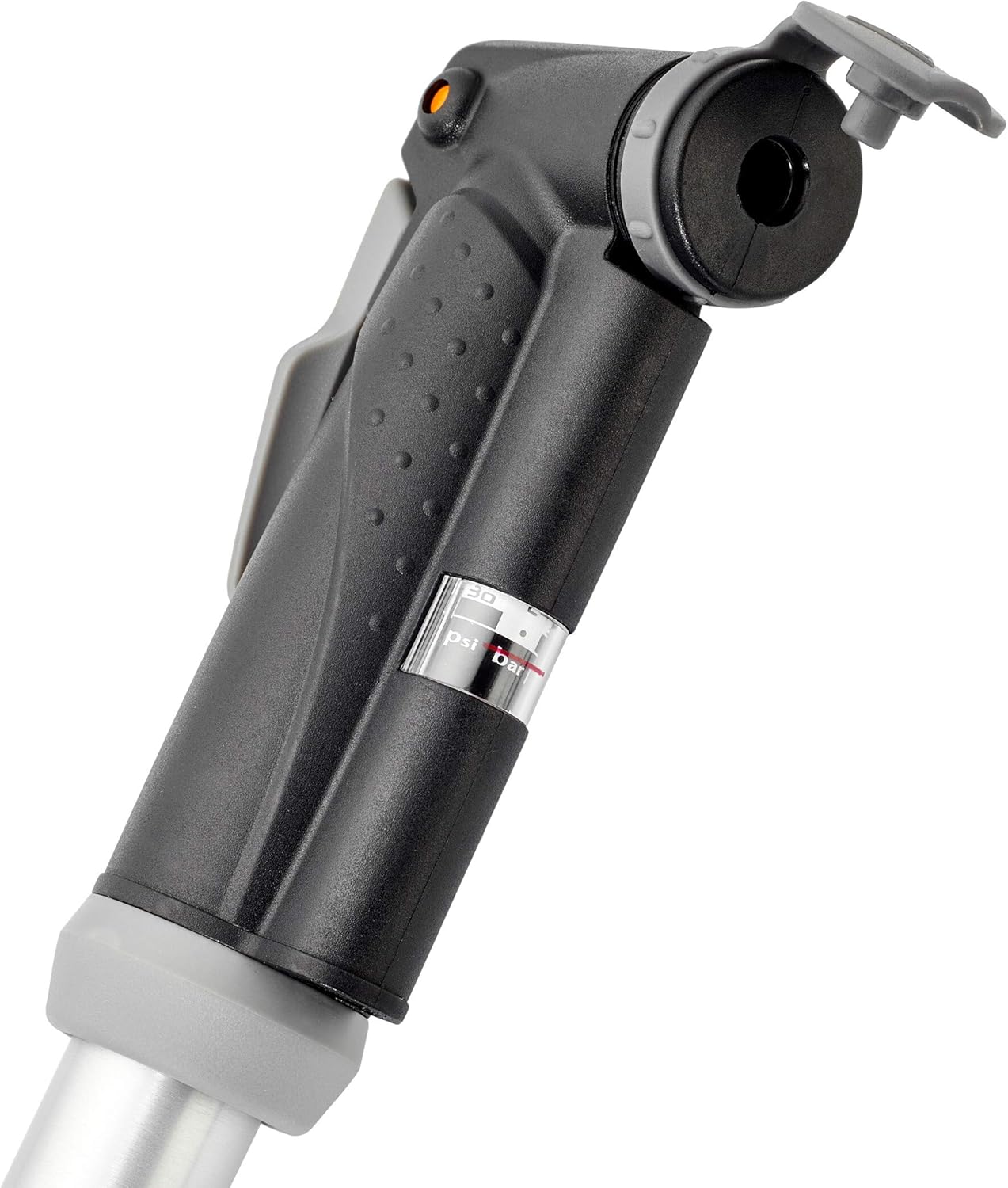 Topeak Mini Dual G Bike Pump with Gauge, Silver, 10.8” x 1.5” x 0.7”