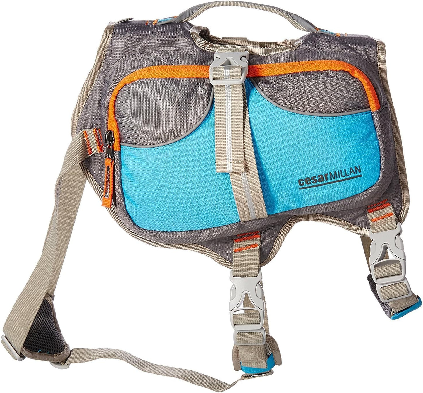 Large Blue Cesar Millan Dog Backpack | Durable Pet Carrier for Hiking & Travel