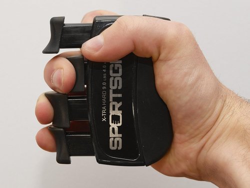 Hand and Finger Exerciser (XTRA Hard - 9lbs / 4.0kg) – Best Ergonomic Finger Strengthener to Improve Grip for All Sport Athletes