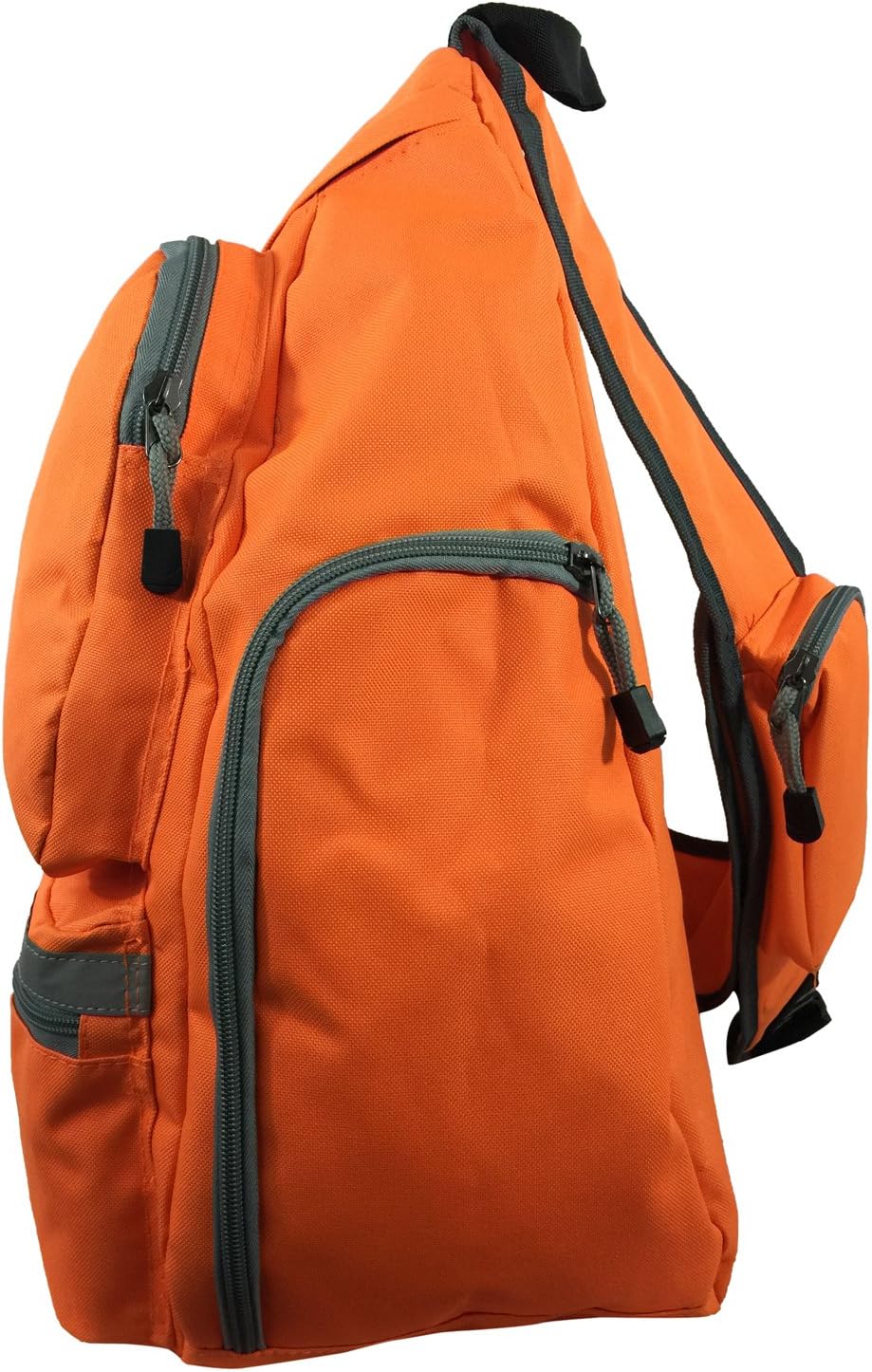 K-Cliffs Heavy Duty Sling Backpack Water-Resistant Laptop Bookbag Body Bag Bright Color Safety Reflective Stipe