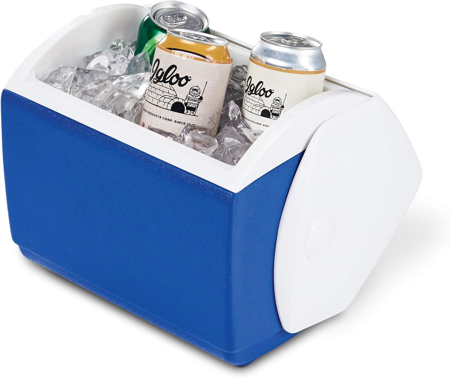 Igloo Playmate Pal Cooler, Blue/White, 7 Qt