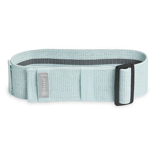 Gaiam Adjustable Hip Bands - 2-Pack Resistance Bands for Working Out, Buckle Adjustable Workout Bands with 4 Light and Medium Resistance Levels Target, Tone, and Strengthen Lower Body - 2 Pack