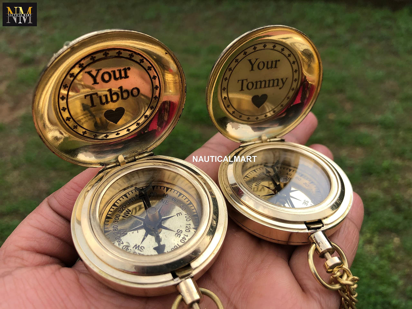 Brass Compass, Your Tommy Compass, Birthday Gifts, Working Compass, Dual Set Compass, MYCT, Dream SMP, Great Gamer Gifts