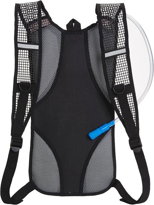 Black Mountain Products Hydration Pack - 2 Liter Water Bladder with Extra Large Storage Compartment