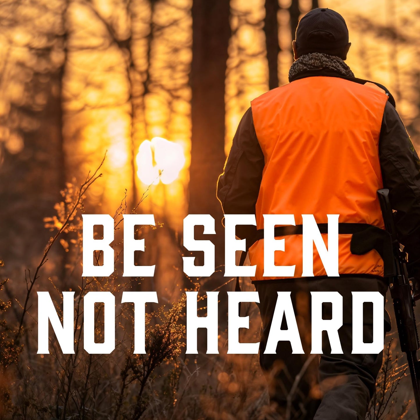Klarny Outdoors Blaze Orange Hunting Hat and Vest - Premium, High Performance Deer Beanie and Hunting Vest