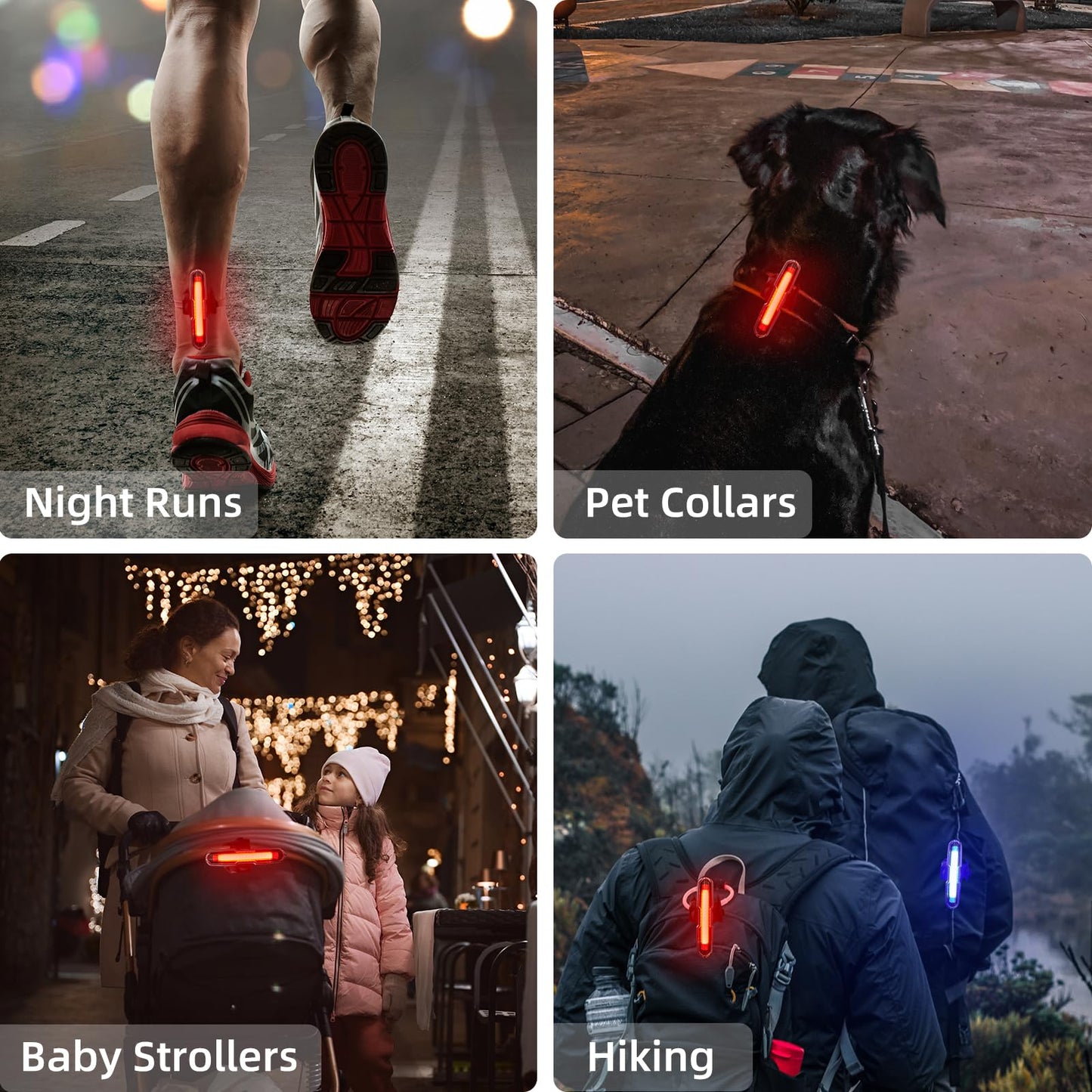 CANWAY Bicycle Rear Light Red Blue, Bike Tail Light Rechargeable 168 Lumens Bike Tail Light Battery USB C 500 mah Turn Signals 5 Modes Waterproof Safety for Road Mountain Night Riding