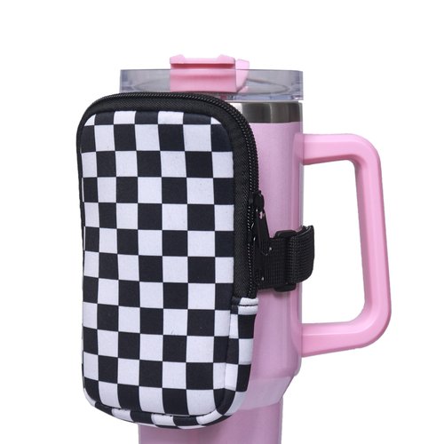 Lebitfun Water Bottle Bag compatible with Stanley Quencher 20oz 30oz 40oz Tumbler Accessories, Gym Accessories for Men Women, Tumbler Pack for Cards, Keys, Earphone (#1)