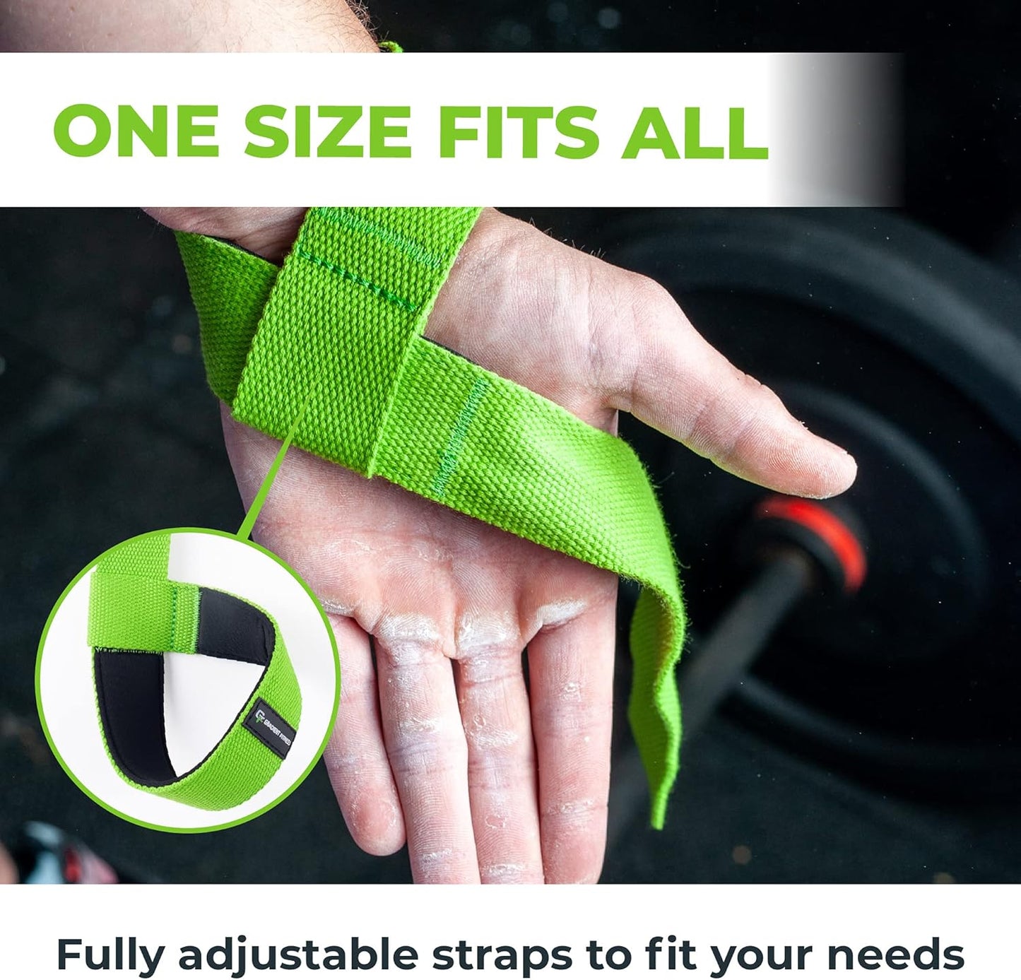 Gradient Fitness Lifting Straps | Wrist Straps for Weightlifting, Deadlift Straps, Lifting Straps for Weightlifting, Straps for Weight Lifting, Weight Lifting Straps for Men/Women, Gym Lifting Grips