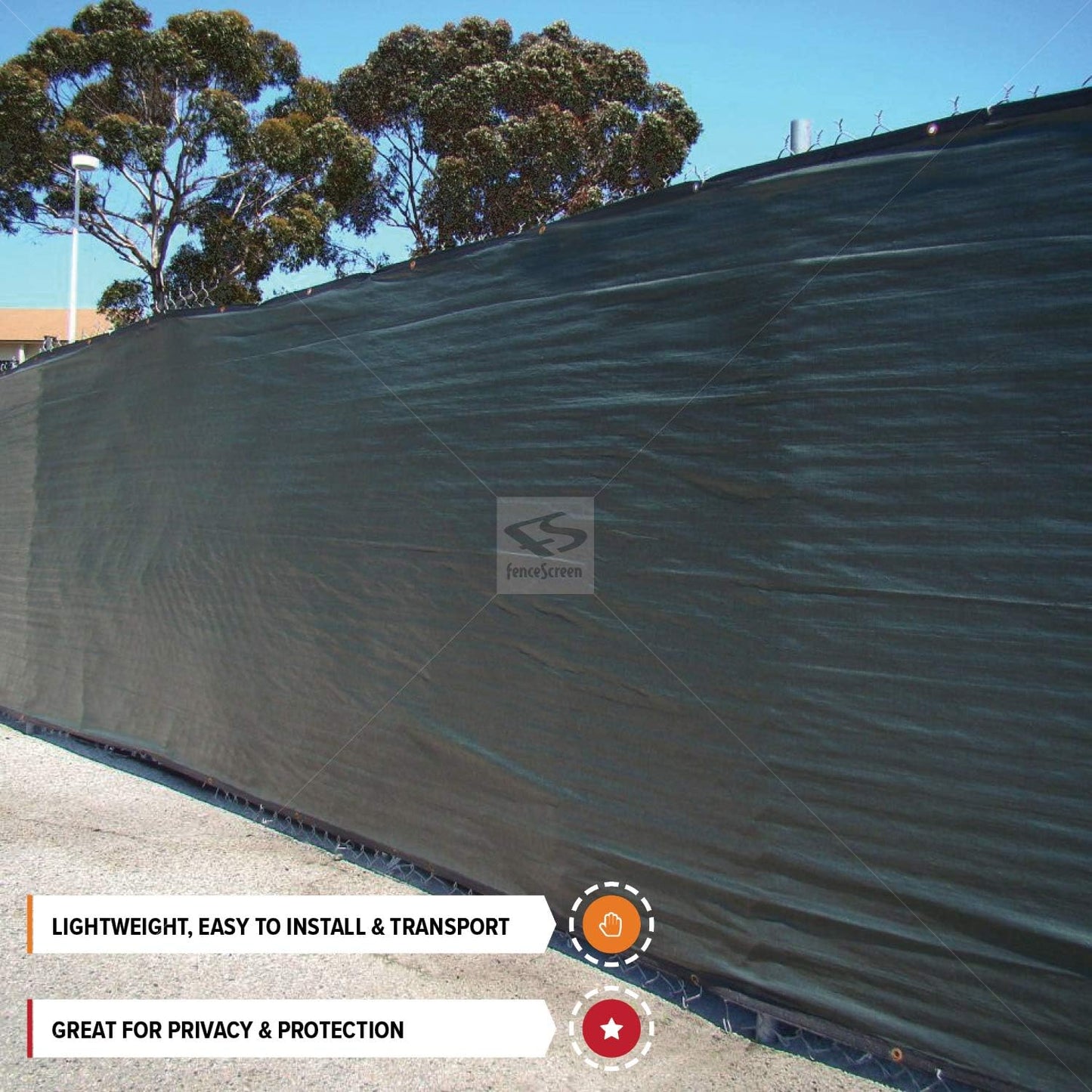 4ft Fence Privacy Screen - Extreme 98% Blockage Windscreen Mesh Fence Cover