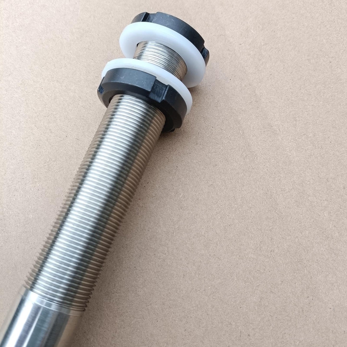 Fancyes Dumbbell Bar Handle Forearm Trainer Home Gym Wrist Fitness Equipment Loadable Lockable Adjustable Forearm Strength Exerciser, Thread Lock