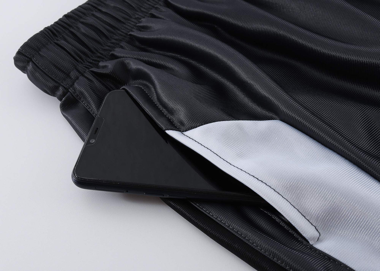 URBEX Men's Basketball Shorts with Deep Pockets & Drawstring Lightweight Gym Athletic Running Shorts(Dark_Grey, 2XL)