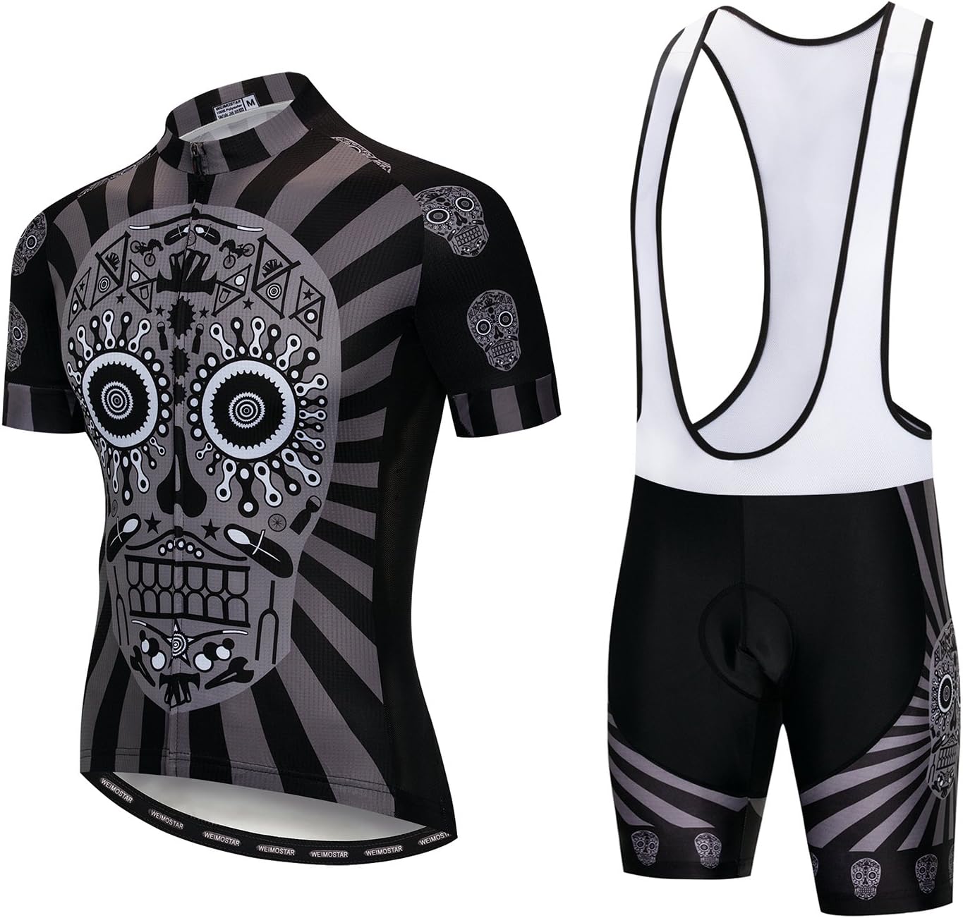 JPOJPO Cycling Jersey Men, Mountain Bike Shirt Tops S-5XL - Breathable and Quick Dry