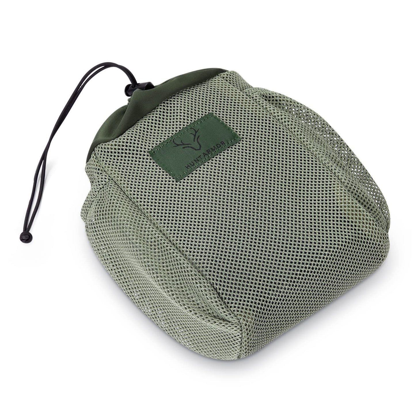 QOGIR Dump Pouch Saddle Pouches, Mesh Saddle Bags with Drawstring Closure, Easily Attaches to Any Hunting Saddle, Lightweight Saddle Hunting Accessories, Comfortable Hunting Saddle Accessories