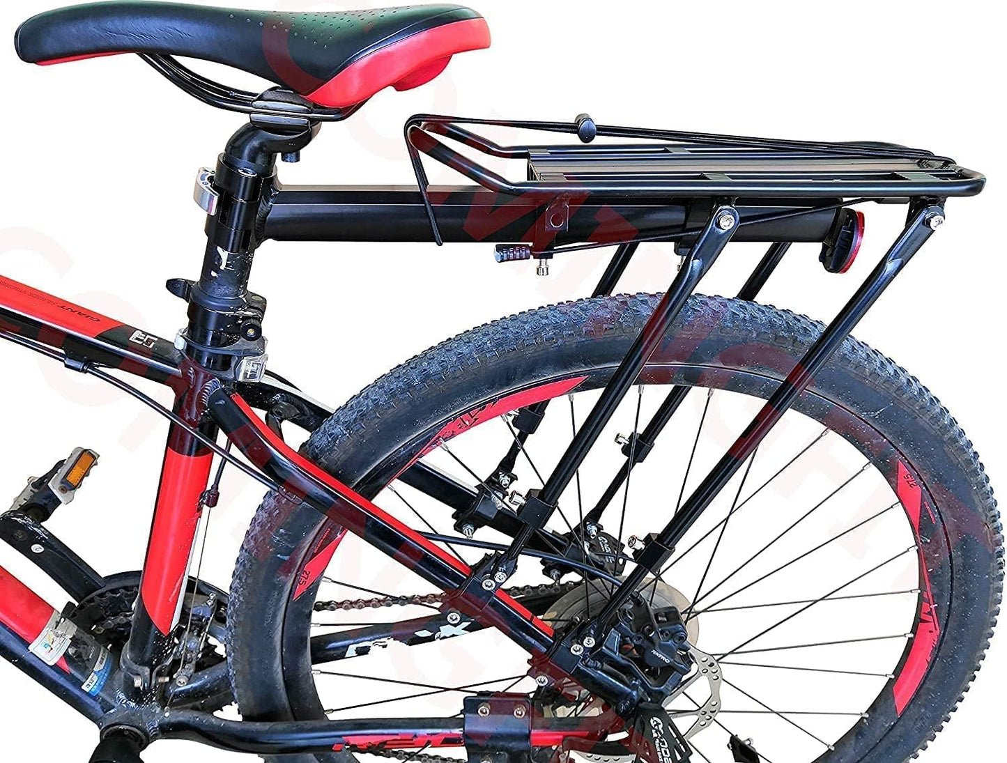 180lbs Capacity Solid Bearings Universal Adjustable Bicycle Luggage Cargo Rack