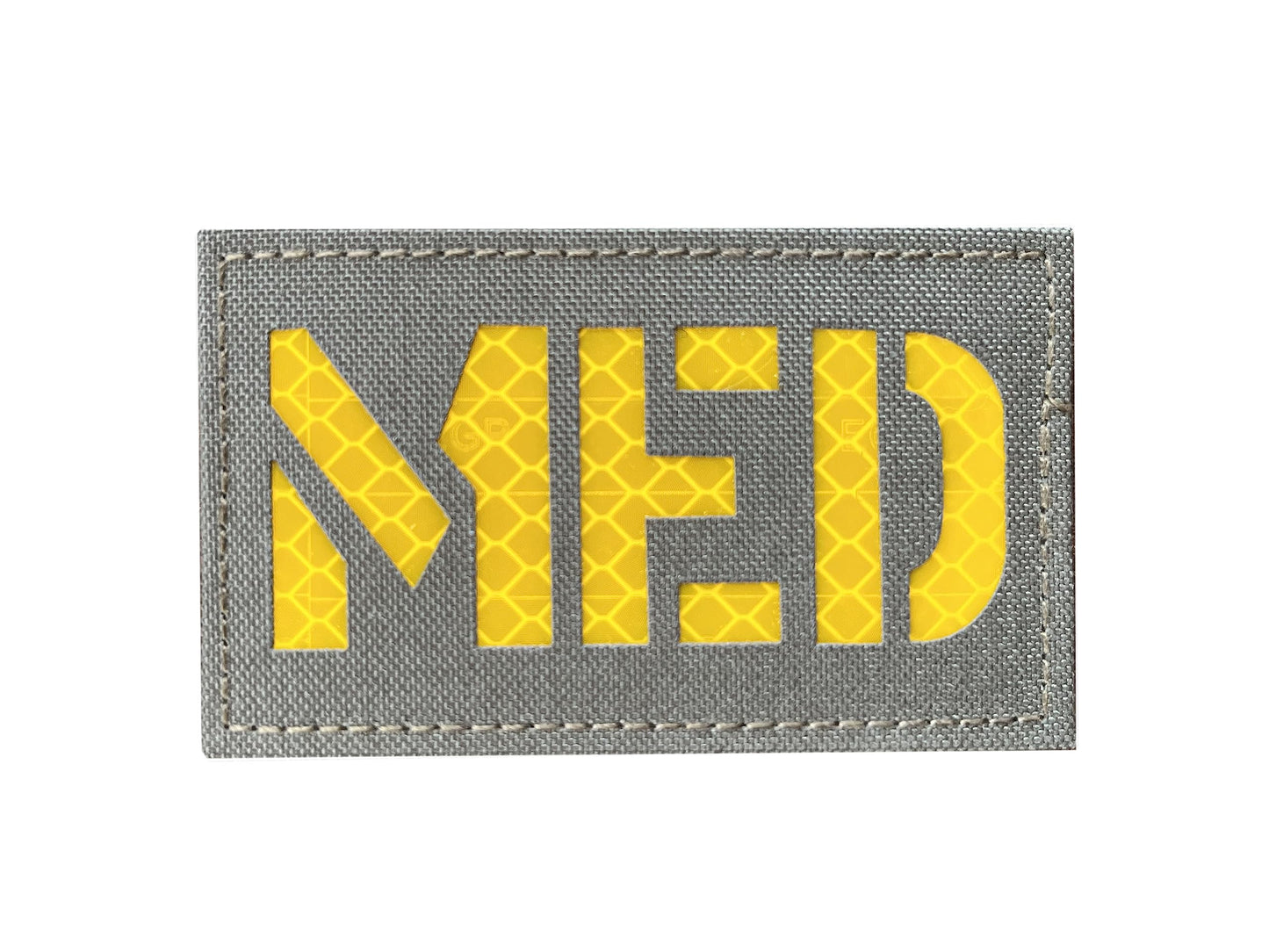 2x3.5 Inch Reflective MED Medic EMS EMT Patch Hook-Fastener Backing … (Ranger Green-Orange)