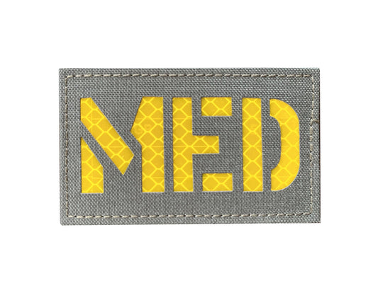 2x3.5 Inch Reflective MED Medic EMS EMT Patch Hook-Fastener Backing … (Ranger Green-Orange)