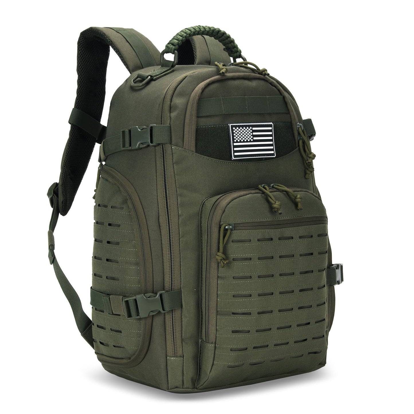 30L Hiking Backpack Lightweight Outdoor Daypack Camping Backpack Outdoor Travel Daypack Day Pack for Man Woman (Army Green)