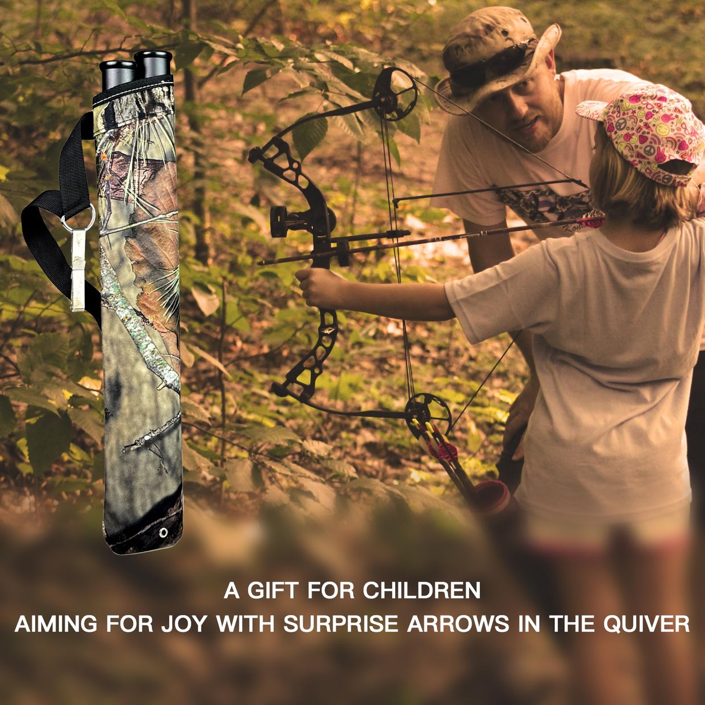 JIALUCONG Camouflage Arrow Tube - Camo Arrow Quiver for Bow Hunting - Quiver Leg - Quiver Quiver with Belt - Arrows for Compound Recurve Bow Quiver for Hunting Target Practicing Youth and Adults
