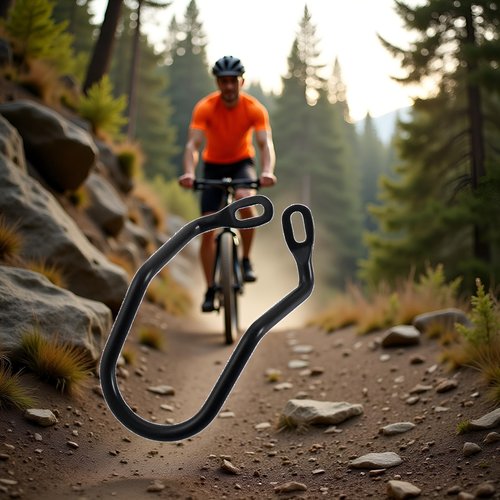 Calsgkspray 2Pcs Black Steel Bike Derailleur Guard, Bicycle Mountain Road Cycling Derailleur Protector, Rear Gear Protector Chain Stay Guard (150 mm)