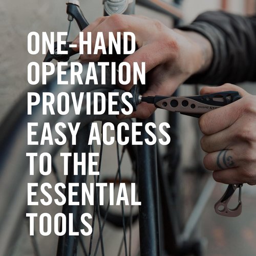 LEATHERMAN, Skeletool, 7-in-1 Lightweight, Minimalist Multi-tool for Everyday Carry (EDC), Home, Garden & Outdoors, Stainless Steel
