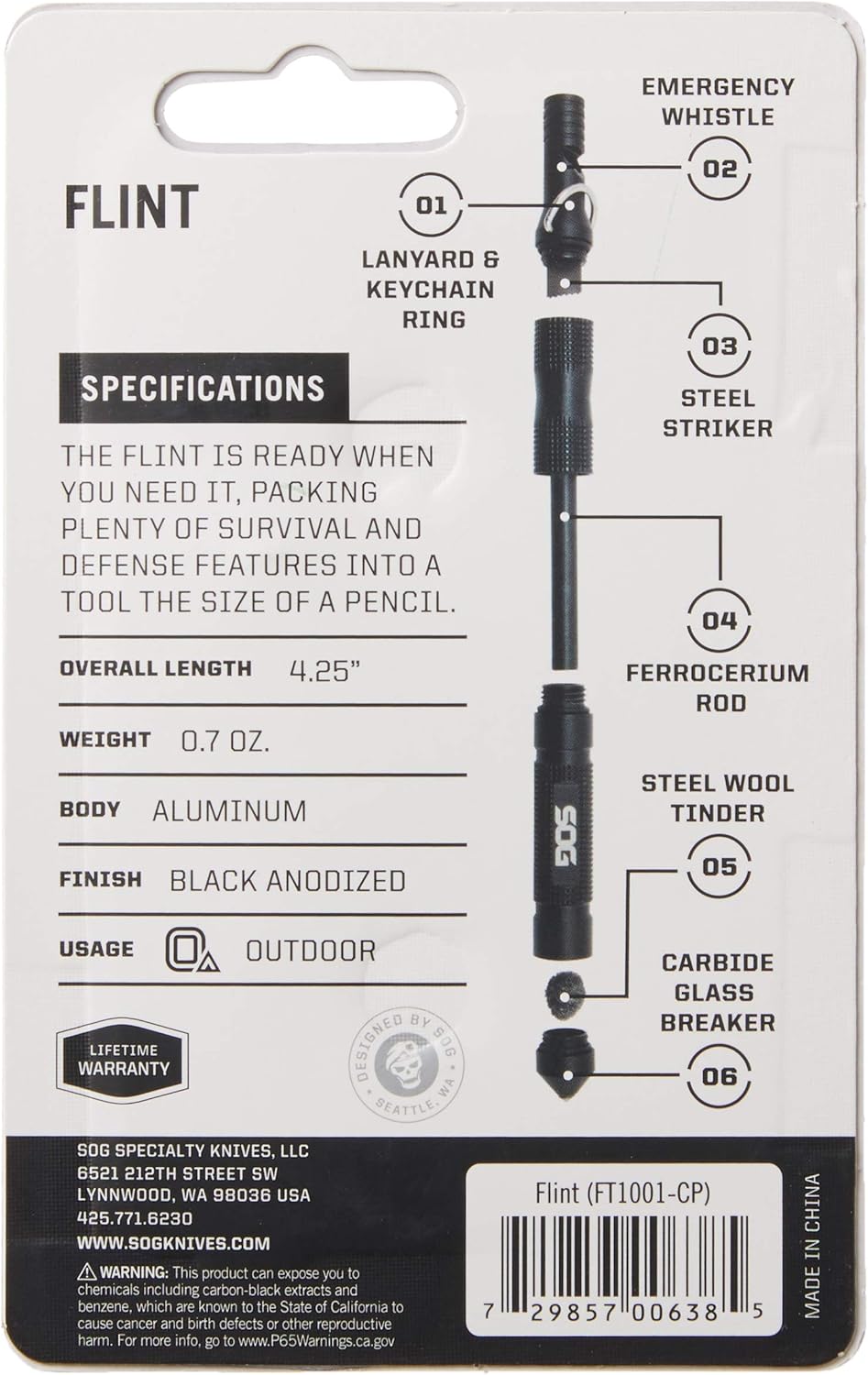SOG PowerLock Multi-Tool- Compound Leverage Technology with EOD Crimper Device, 420 Stainless Steel Body, 18 Lightweight Specialty Tools (B61N-CP) , Black