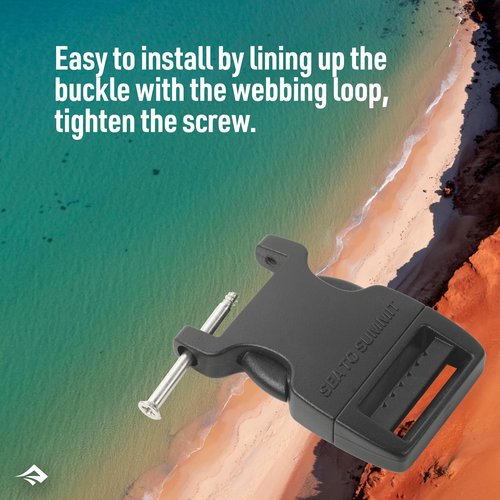 Sea to Summit Field Repair Buckle - Side Release, 1 Pin, 3-pack, 25mm / 1in