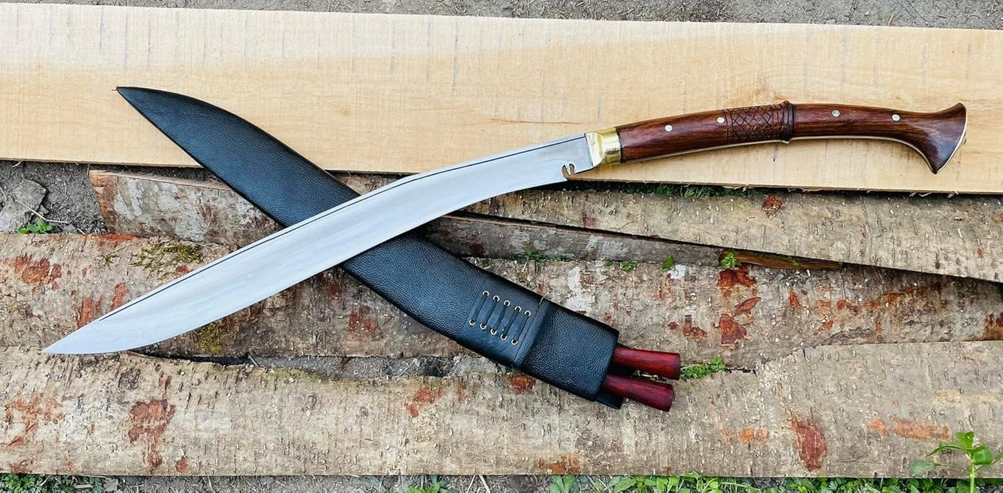Farmer Using 20 inch kukri | Brush craft, Daily using Handmade Khukuri Knife Nepal Zombie Apocalypse Chopper