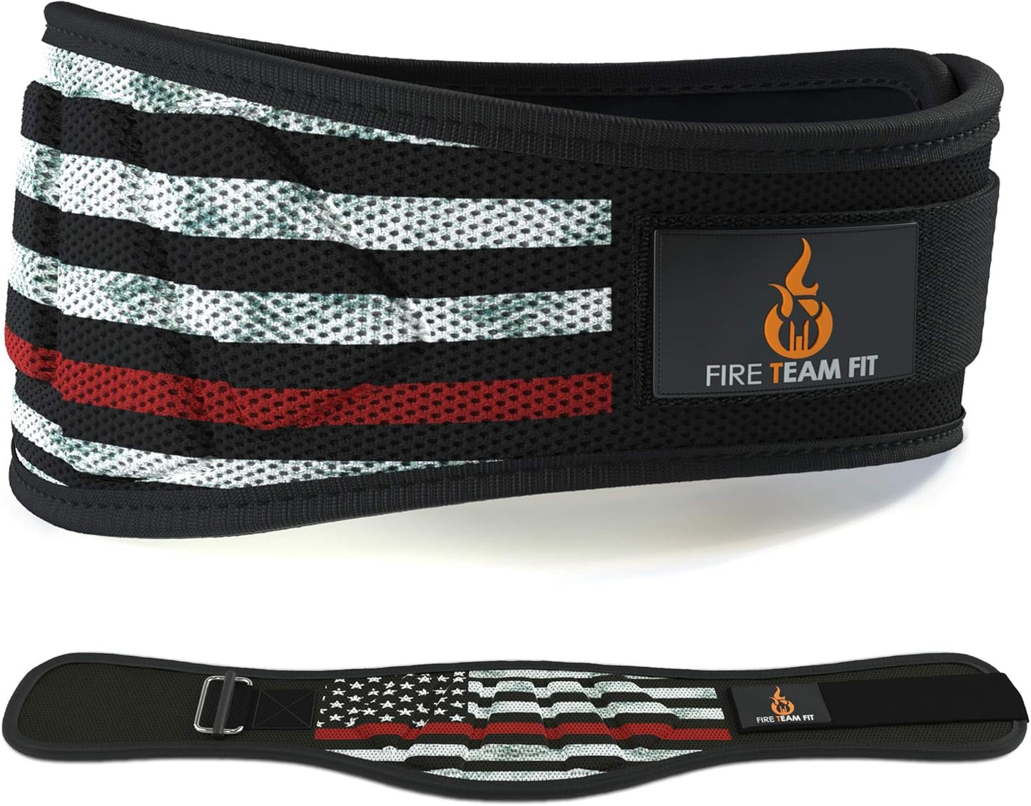 Weight Lifting Belt for Men and Women, 6 Inch, Bodybuilding & Fitness Back Support for Cross Training Workout, Squats, Lunges