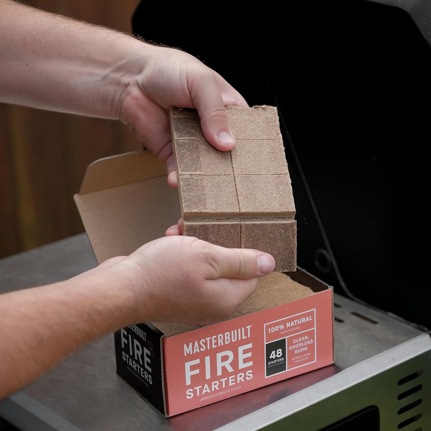 N100SEB Super Economy Box Fire Starter , Tan Brown, 100 Count (Pack of 1)