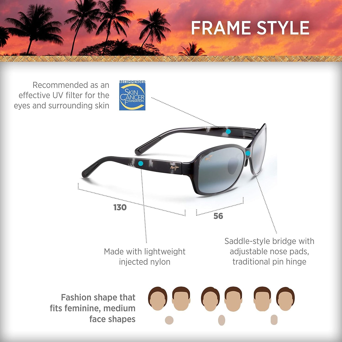 Maui Jim Women's Koki Beach Fashion Sunglasses