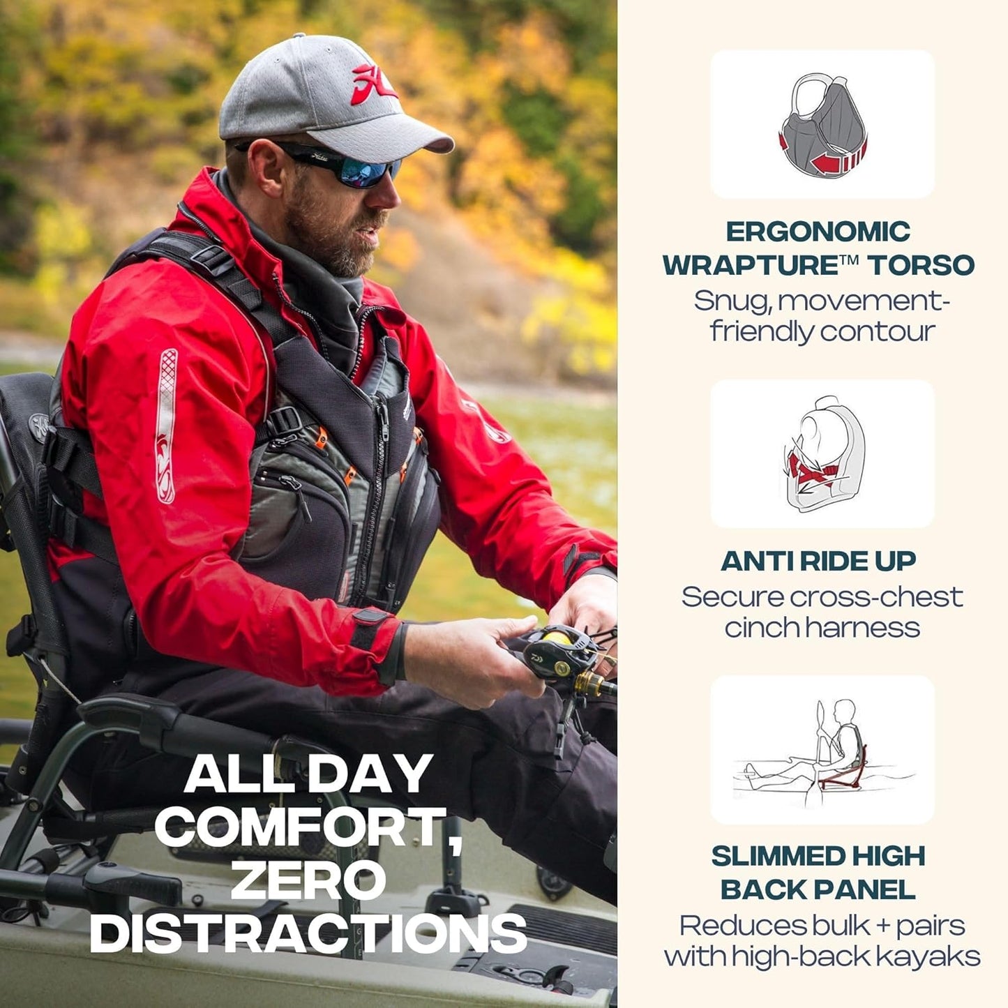 Stohlquist Keeper Fishing Lifejacket (PFD)