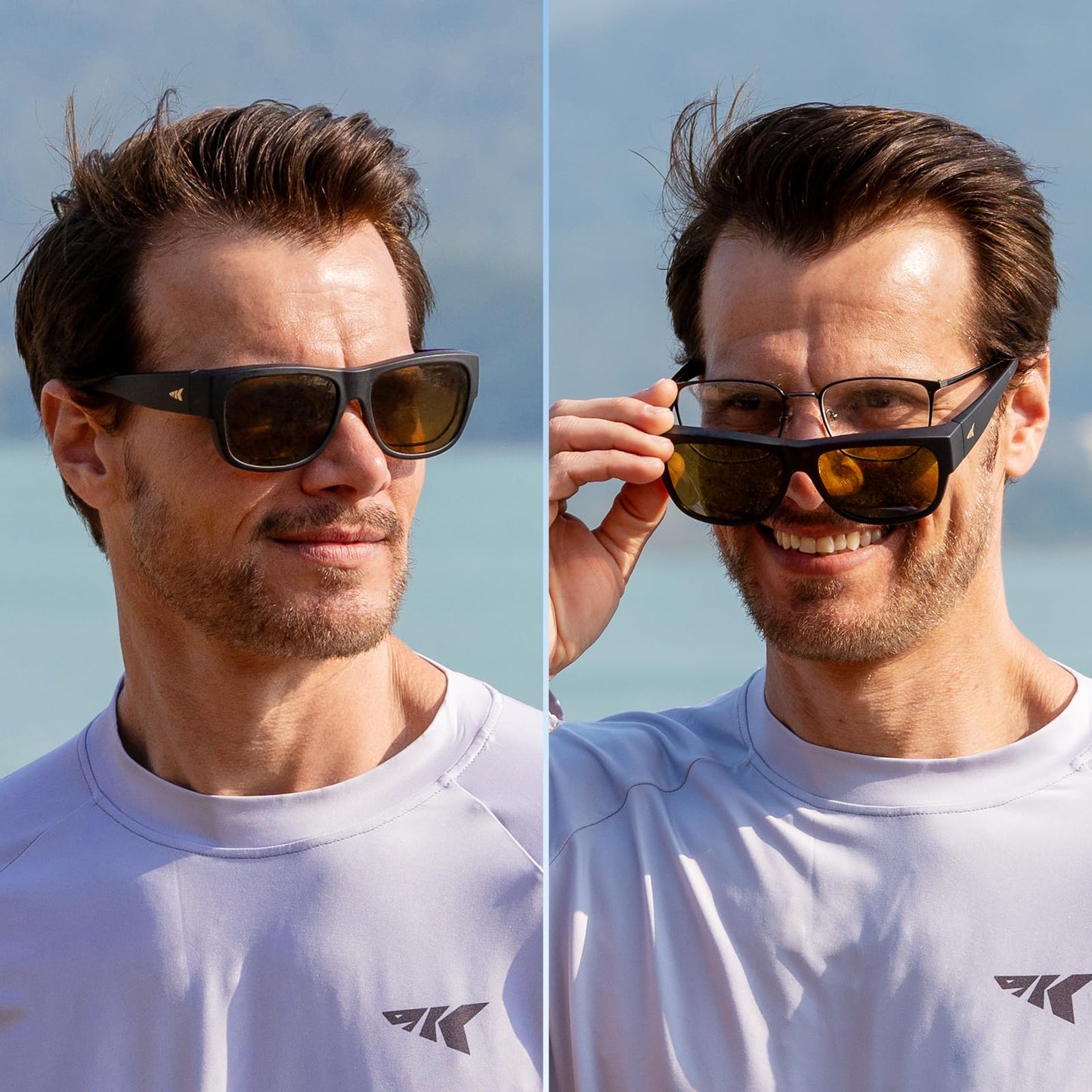 KastKing Chariton Fit-Over Polarized Wrap Around Over Sunglasses for Men and Women, Ideal for Driving Fishing Cycling Running