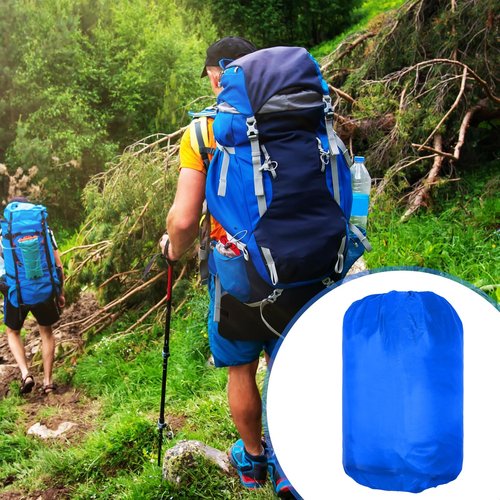Macarrie 6 Pack Camping Sleeping Bags Bulk for Adults, 4 Season Cold Weather Sleeping Bag with Compression Sack Lightweight Waterproof Essential Gear for Backpacking Hiking Travel(Royal Blue)