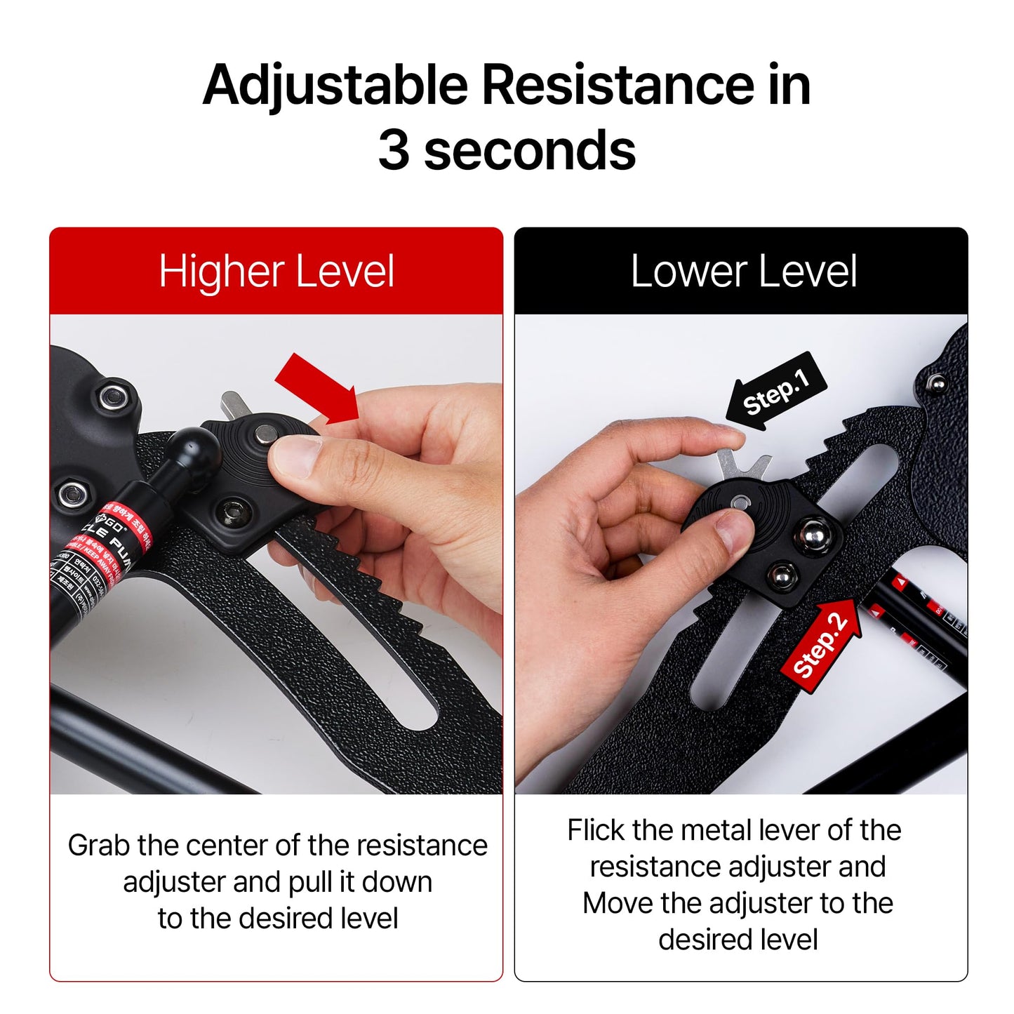 (New) GD Muscle Pump Power Twister Arm Exerciser & Chest Expander Upper Body Strengthener, Chest Workout Exerciser for Men, Workout Equipment Shoulder Muscle Training Fitness Equipment (22-100 lbs)