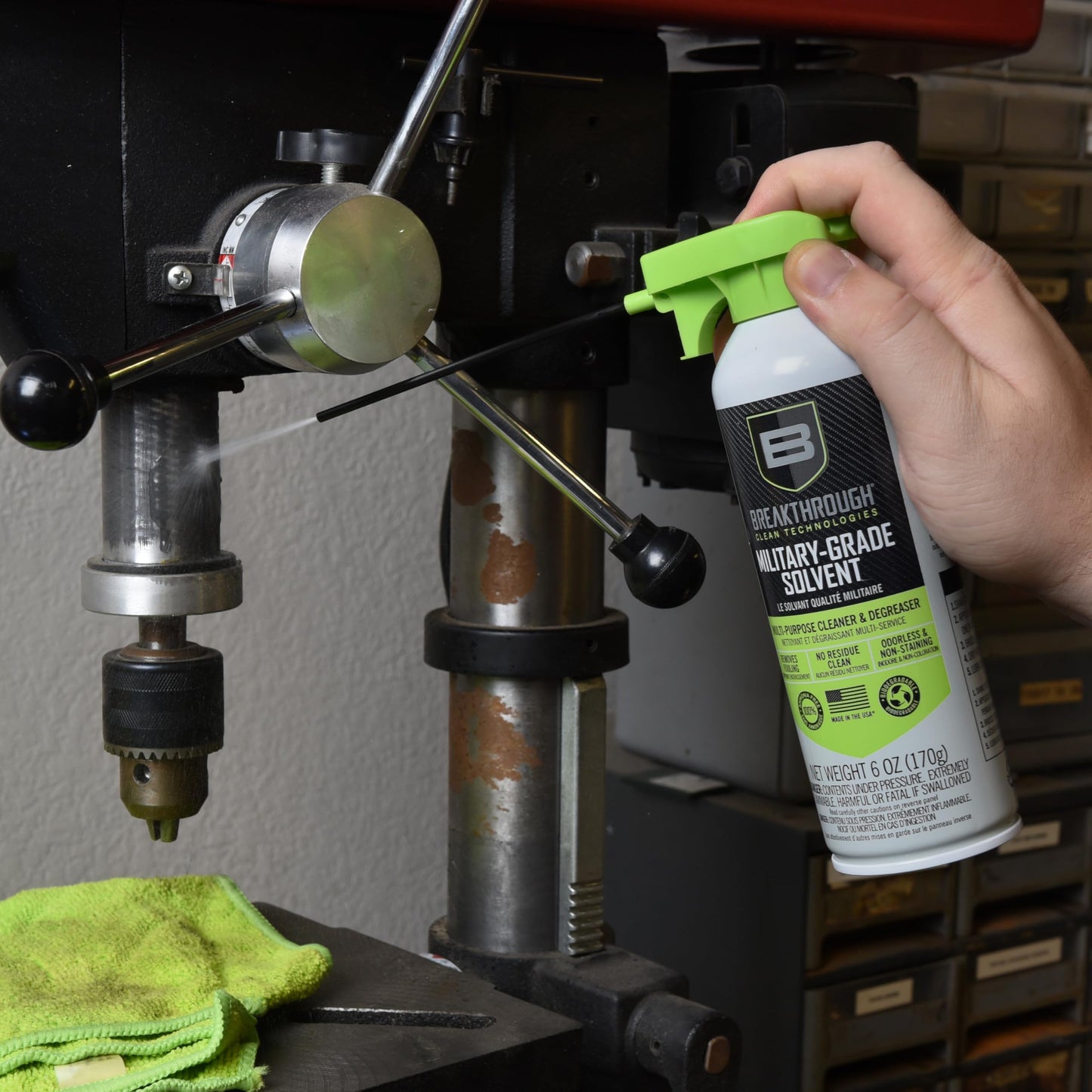 Breakthrough Clean Technologies Military-Grade Gun Spray Cleaning Solvent - Cleaner and Degreaser for Handguns and Riffles and More