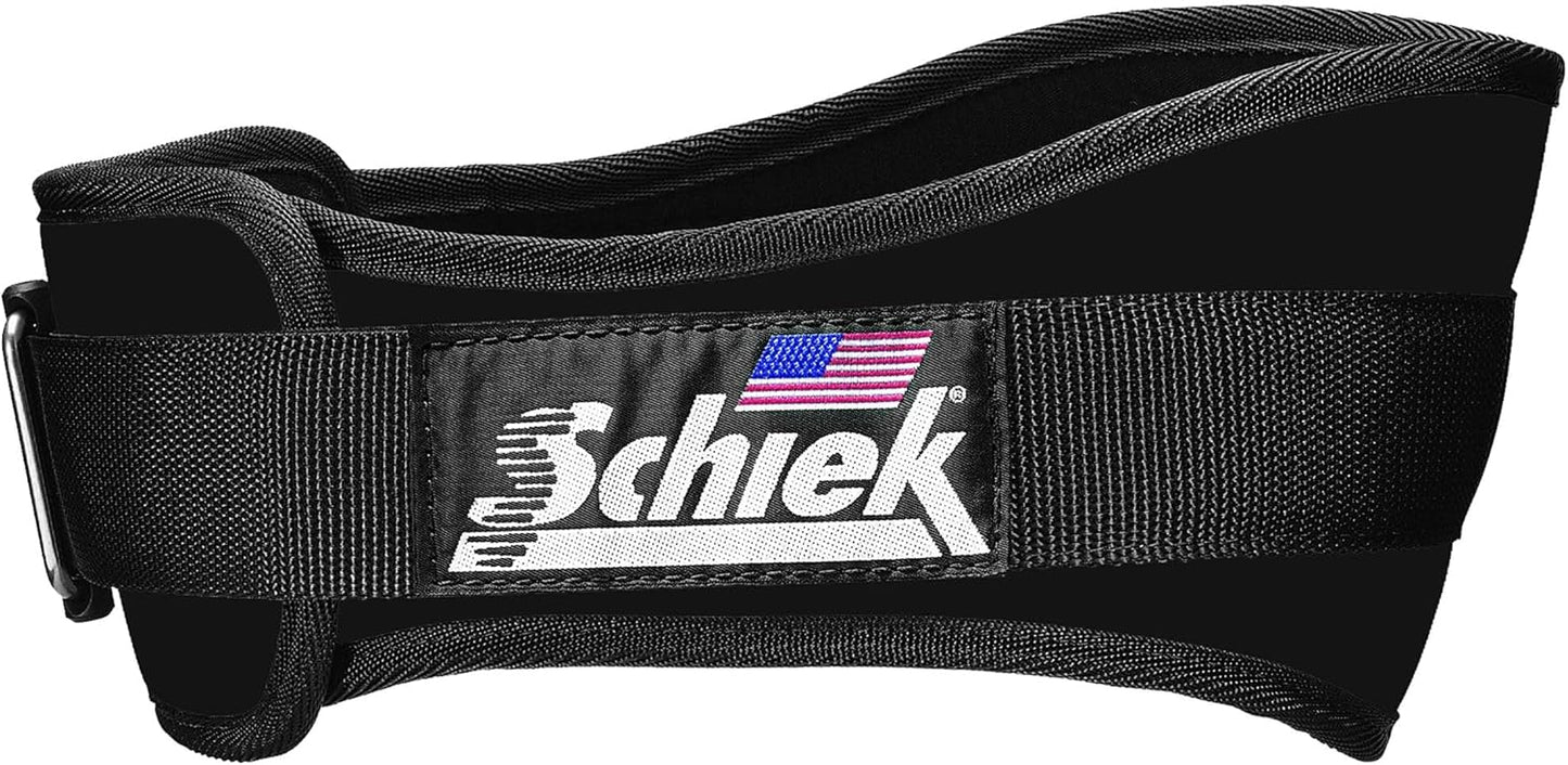 Schiek Sports 2006 Nylon 6 Inches Weight Lifting Belt - Support Belt for Power Lifting