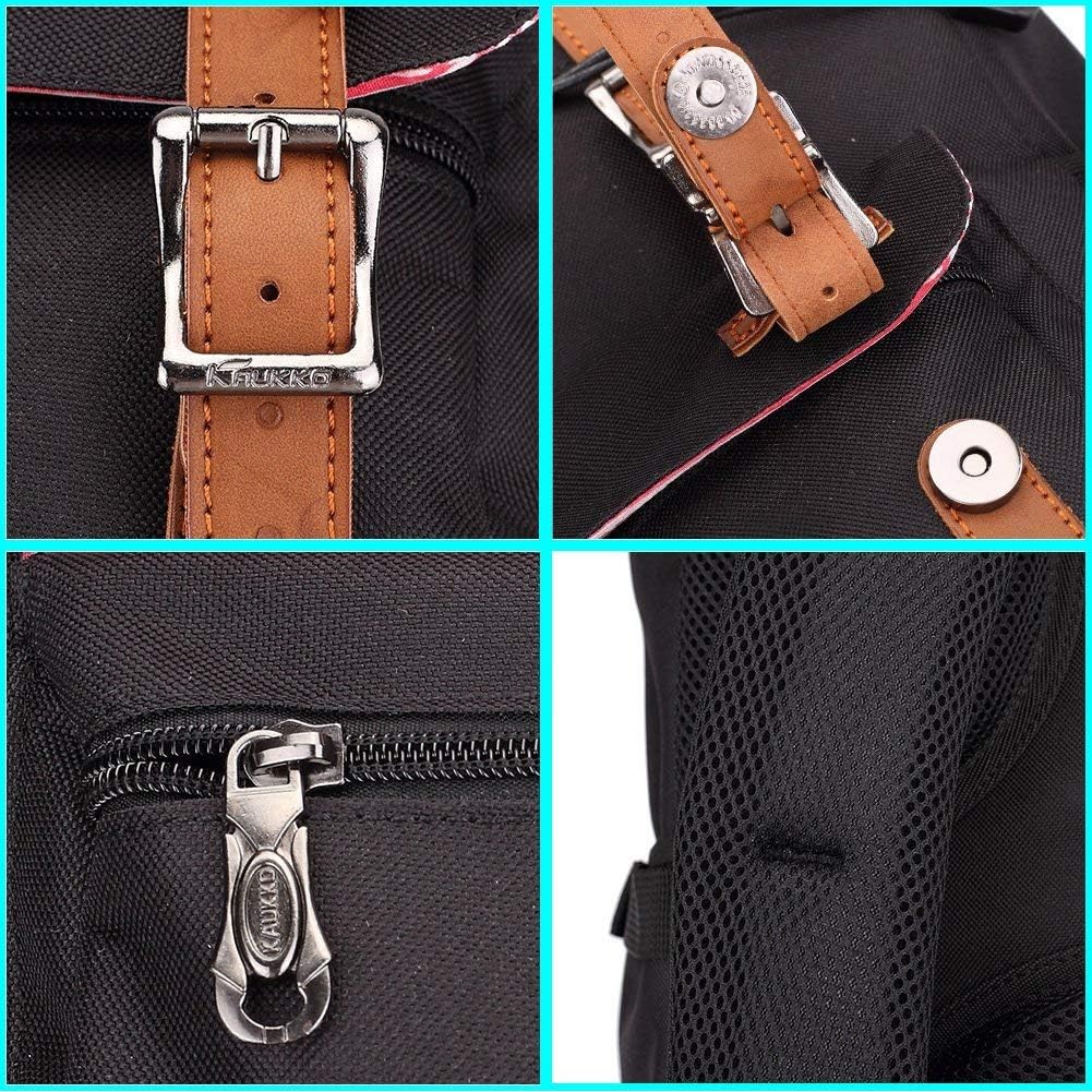 KAUKKO Backpack, (Black (E5-3), 45 x 27 x 17cm (HxBxT)