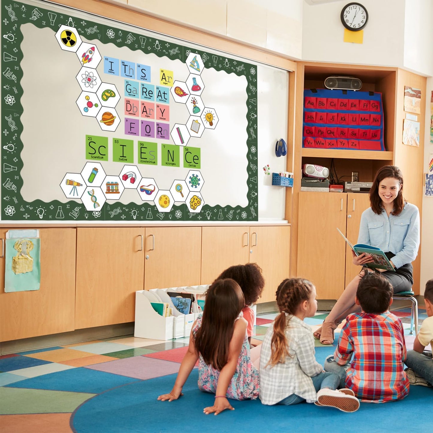 86Pcs Ocean Bulletin Board Classroom Decorations Set, Summer Beach Sea Animal Cutouts Under The Sea Borders Back to School Classroom Chalkboard Window Wall Door Decor for Home Office School