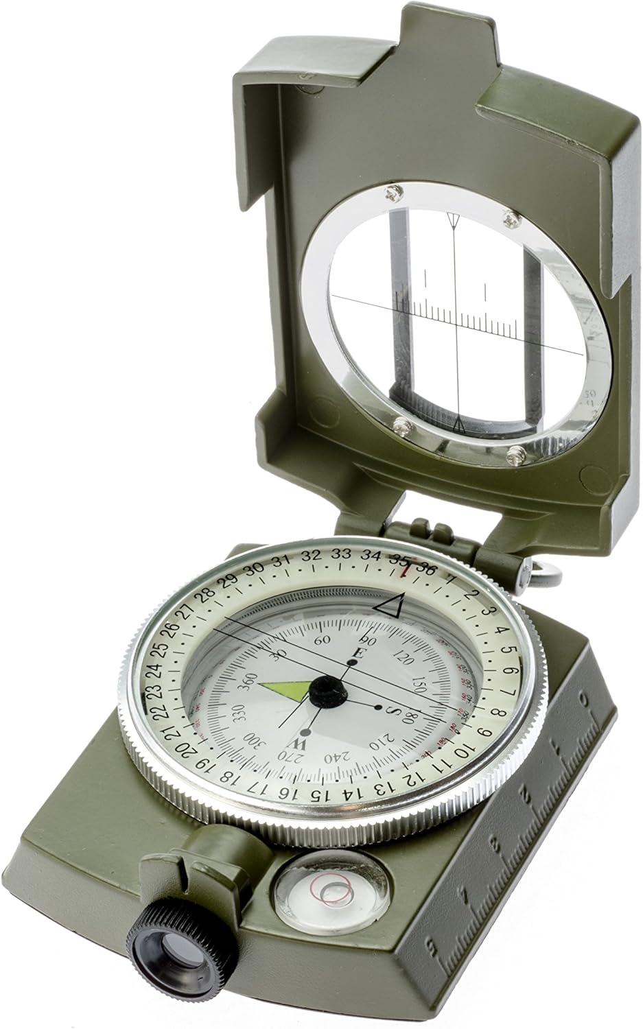 SE Military Lensatic and Prismatic Sighting Survival Emergency Compass with Pouch - CC4580