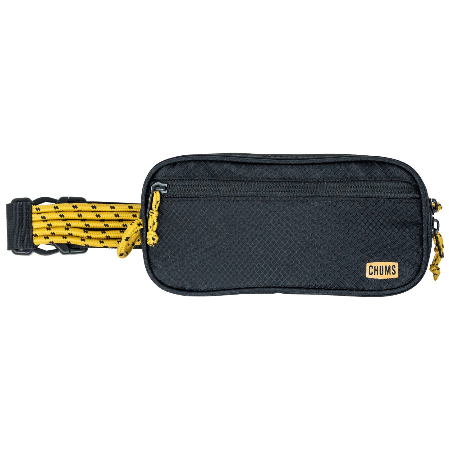 Chums Trail Jam Waist Pack - Tactical Belt Bag and Convertible Crossbody Bag with Zipper Pockets For Running, Hiking, and Travel - Black