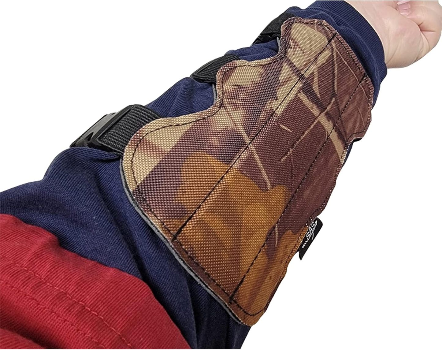 SAS 7.5" Archery Bow Range Arm Guard One Size with 3 Straps