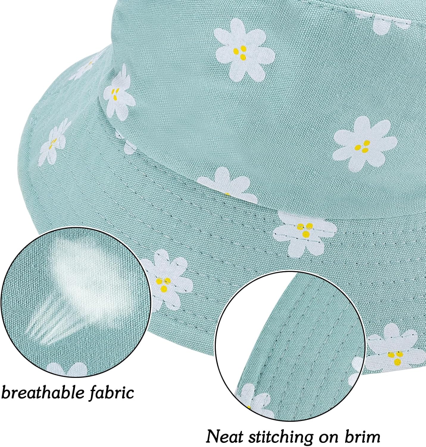 Reversible Cotton Sun Hat for Women | Summer Travel & Beach Fishing Cap