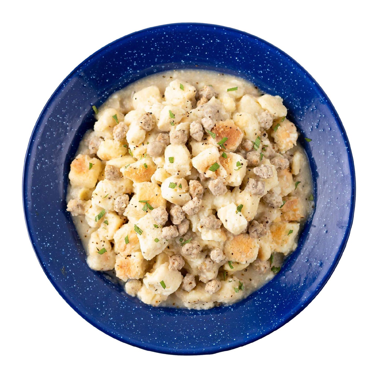 Mountain House Granola with Milk & Blueberries | Freeze Dried Backpacking & Camping Food | Biscuits & Gravy | 4 Servings